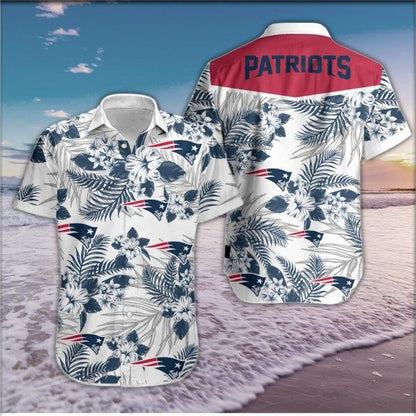Patriots Hawaiian Shirt, Hawaiian Shirt Gift, Christmas Gift