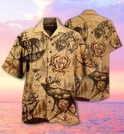 Hunting Button Hawaiian Shirt, Hawaiian Shirt Gift, Christmas Gift