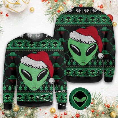 Aliens Ugly Christmas Sweater, Christmas Ugly Sweater,Christmas Gift,Gift Christmas 2022