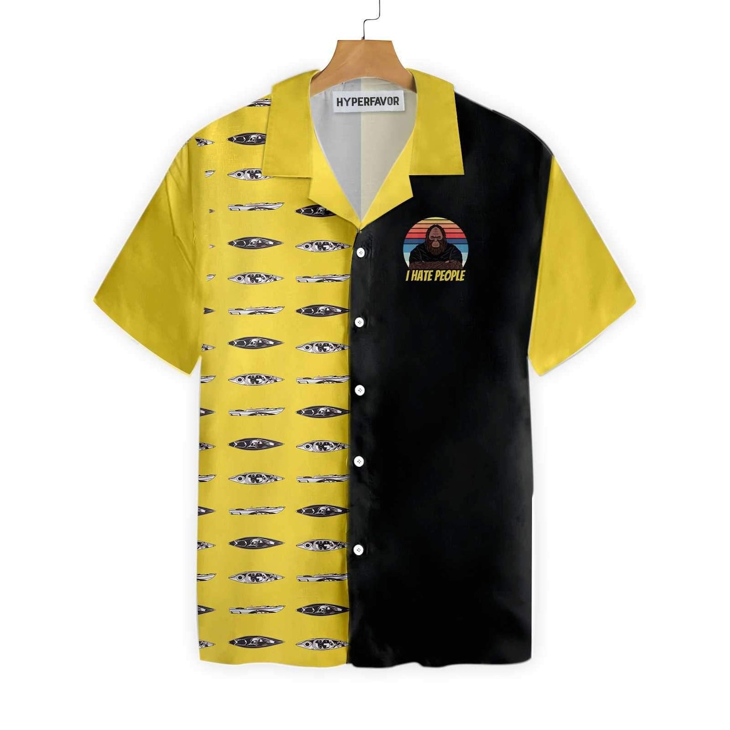 Darryl Love Kayak And Hate People Hawaiian Shirt,Hawaiian Shirt Gift, Christmas Gift