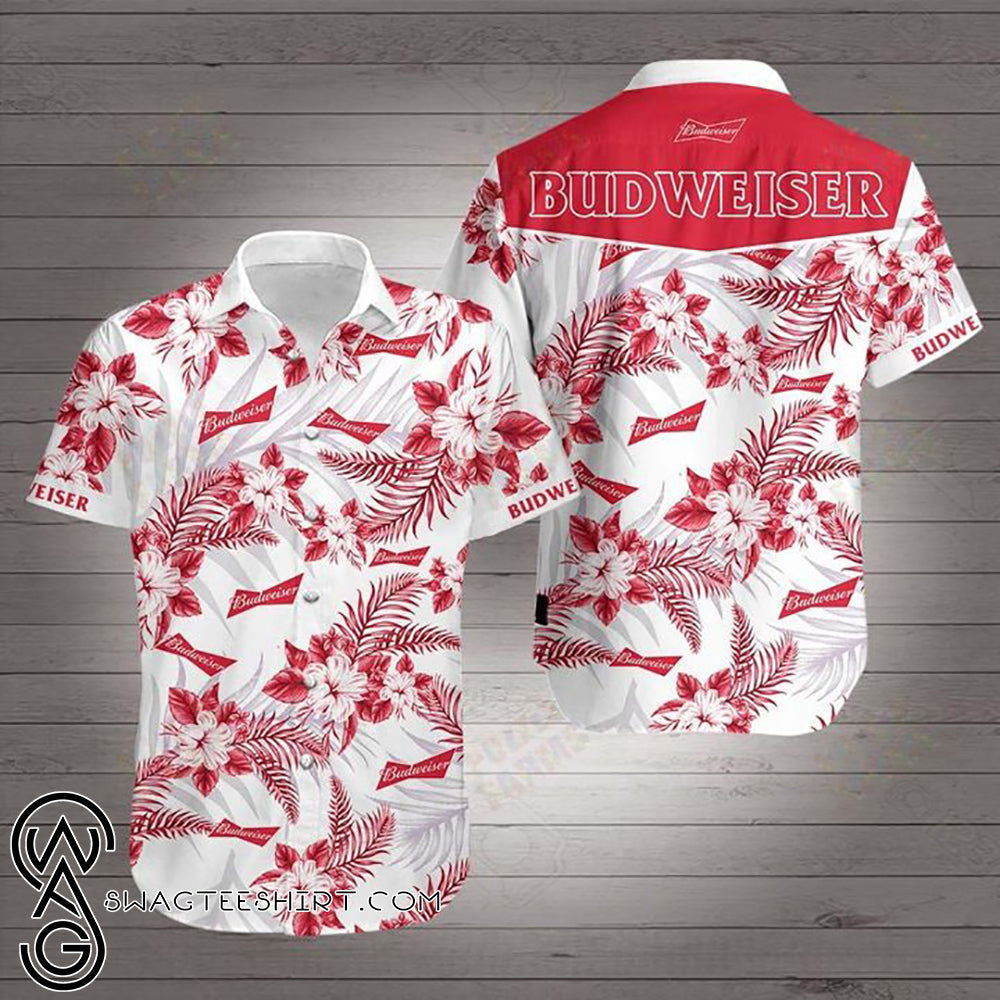 Budweiser Hawaiian Shirt, Hawaiian Shirt Gift, Christmas Gift