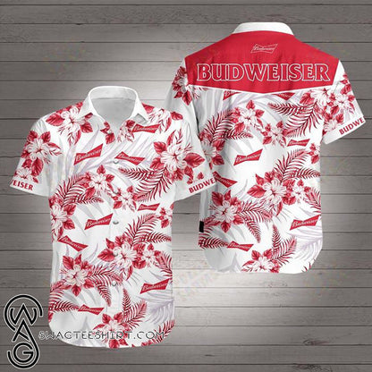 Budweiser Hawaiian Shirt, Hawaiian Shirt Gift, Christmas Gift