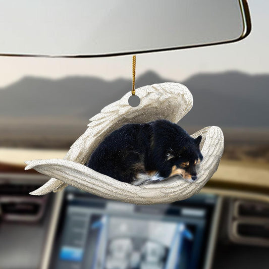 Finnish Lapphund sleeping angel Finnish Lapphund lovers dog mom ornament, Christmas Decoration