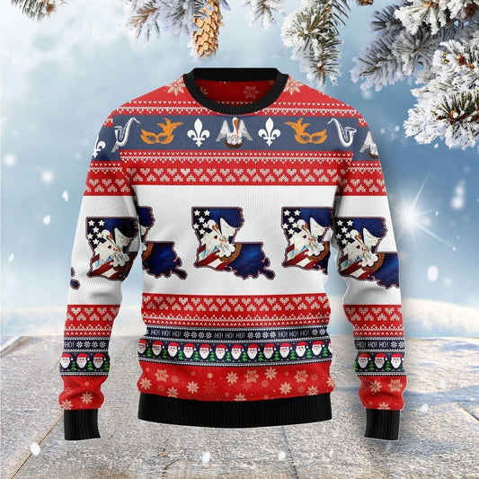 Awesome Louisiana Ugly Christmas Sweater,Christmas Ugly Sweater,Christmas Gift,Gift Christmas 2022