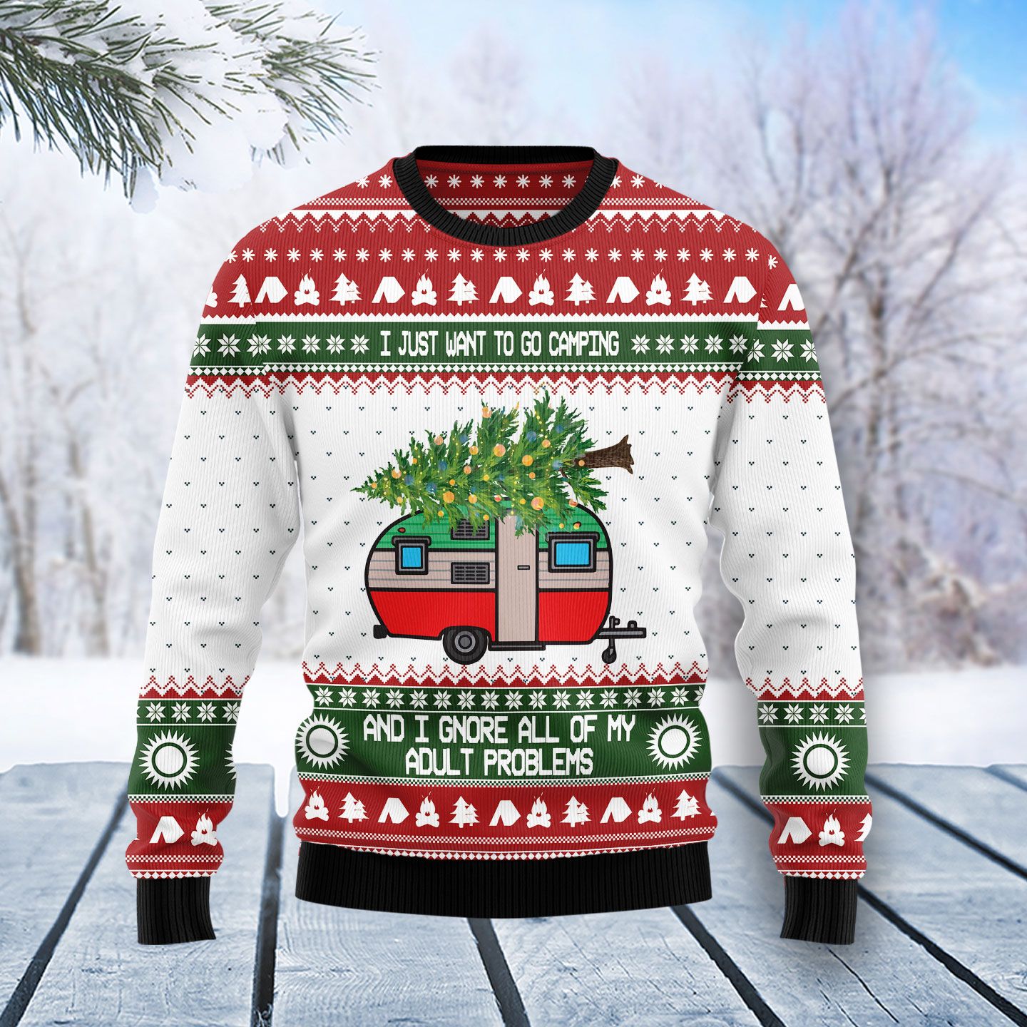 Camping Christmas Ugly Christmas Sweater, Christmas Ugly Sweater,Christmas Gift,Gift Christmas 2022