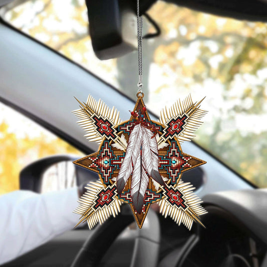Native American Car Hanging Ornament, Car Hanging Mirror Accessories, Christmas Decoration