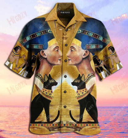 Let'S Explore Ancient Egypt Unisex Short Sleeve Shirt Ocean Hawaiian T Shirts Best Hawaiian Shirts Funny Hawaiian Shirts, Hawaiian Shirt Gift, Christmas Gift