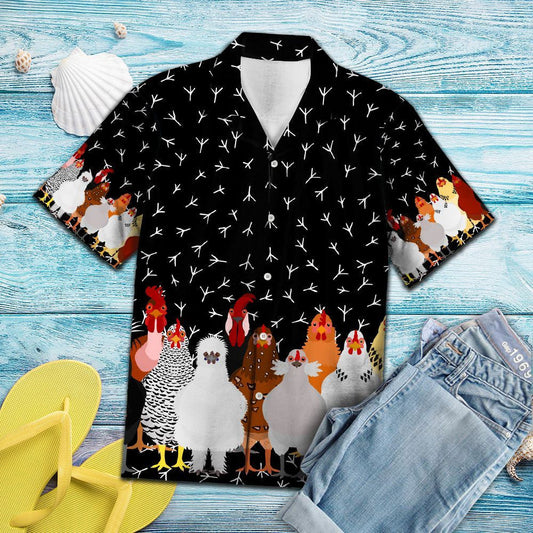 Just A Girl Who Really Love Chickens Hawaiian Shirt, Hawaiian Shirt Gift, Christmas Gift