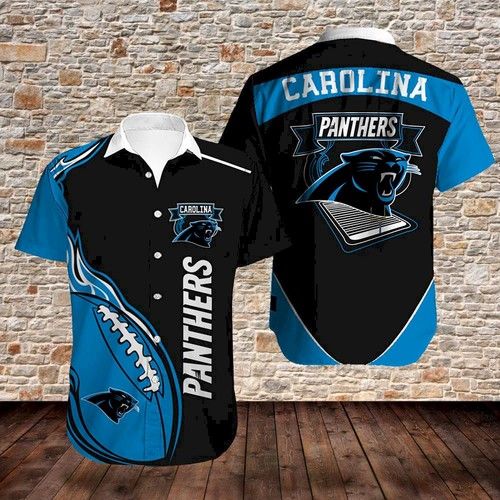 Carolina Panthers Hawaiian Shirt_Hawaiian Shirt Gift, Christmas Gift