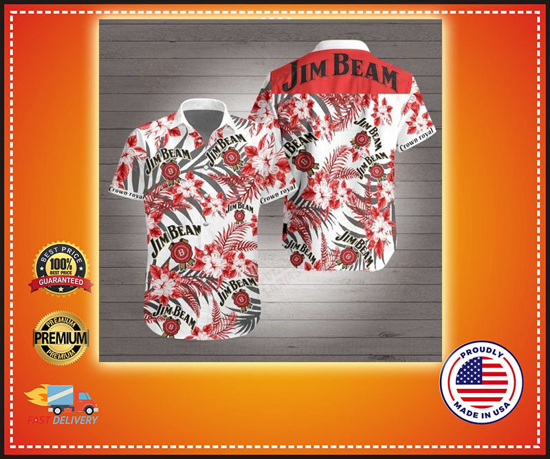 Jim Beam Hawaiian Shirt, Hawaiian Shirt Gift, Christmas Gift