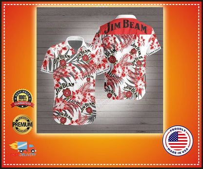 Jim Beam Hawaiian Shirt, Hawaiian Shirt Gift, Christmas Gift