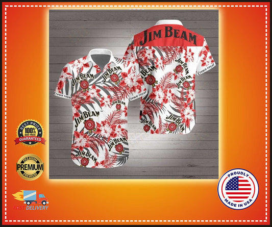 Jim Beam Hawaiian Shirt, Hawaiian Shirt Gift, Christmas Gift