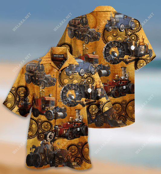 Our Steampunk World Unisex Hawaiian Shirt, Hawaiian Shirt Gift, Christmas Gift