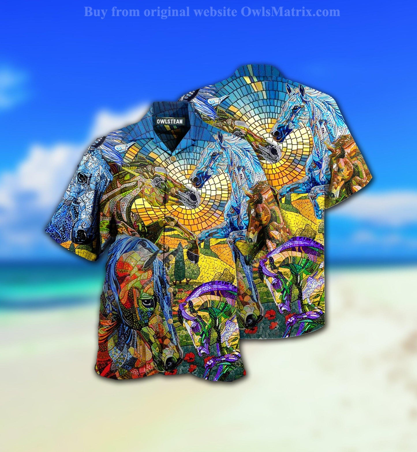 Horse Abstract Style Limited - Hawaiian Shirt, Hawaiian Shirt Gift, Christmas Gift