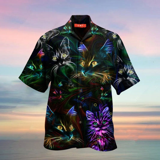 Cat Hair Don't Care Style Pretty Ornamental Hawaiian Shirt, Hawaiian Shirt Gift, Christmas Gift