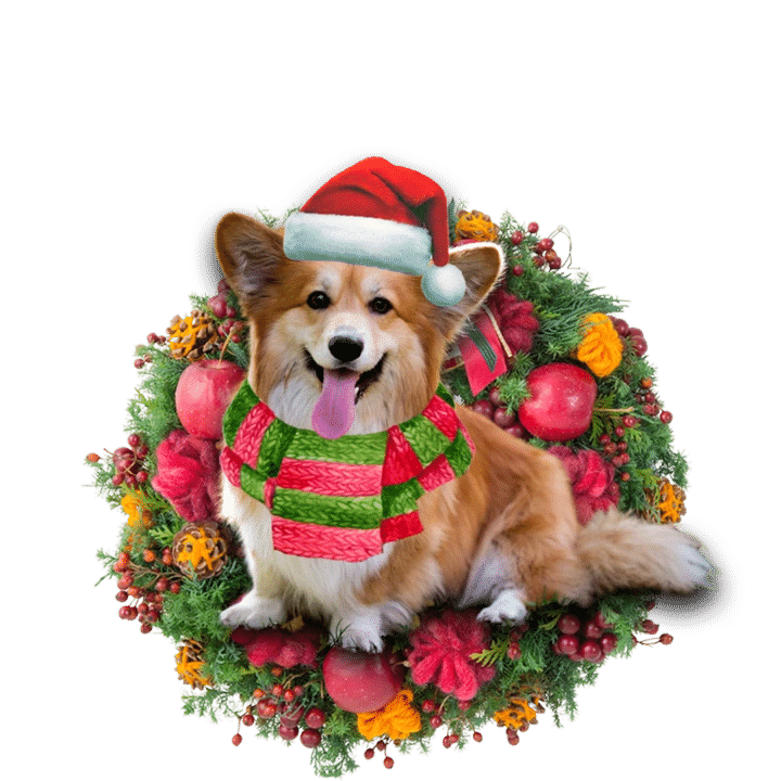 Corgi Christmas Ornament, Christmas Decoration