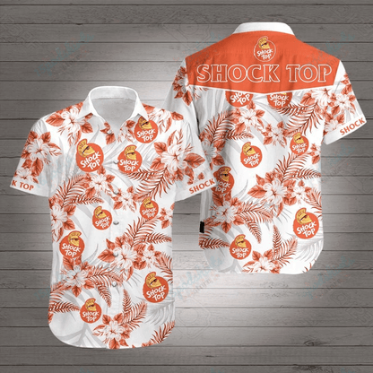 Shock Top Hawaiian Aloha Shirt Hawaiian Shorts Beach Short Sleeve, Hawaiian Shirt Gift, Christmas Gift