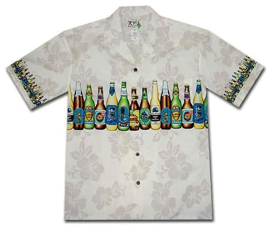 Breakfast Of Champions White Hawaiian Aloha Shirt Hawaiian Shorts Beach Short Sleeve, Hawaiian Shirt Gift, Christmas Gift