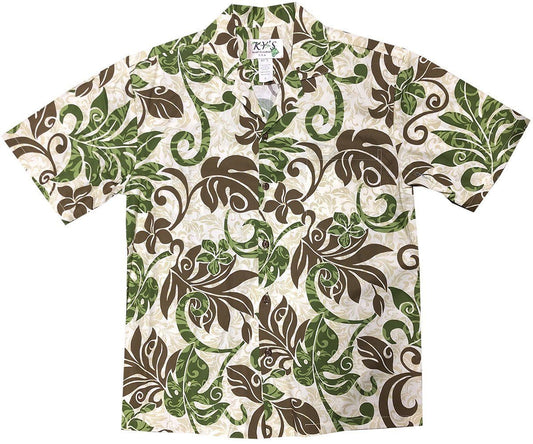 Far Out Man! Green Hawaiian Aloha Shirt Hawaiian Shorts Beach Short Sleeve, Hawaiian Shirt Gift, Christmas Gift