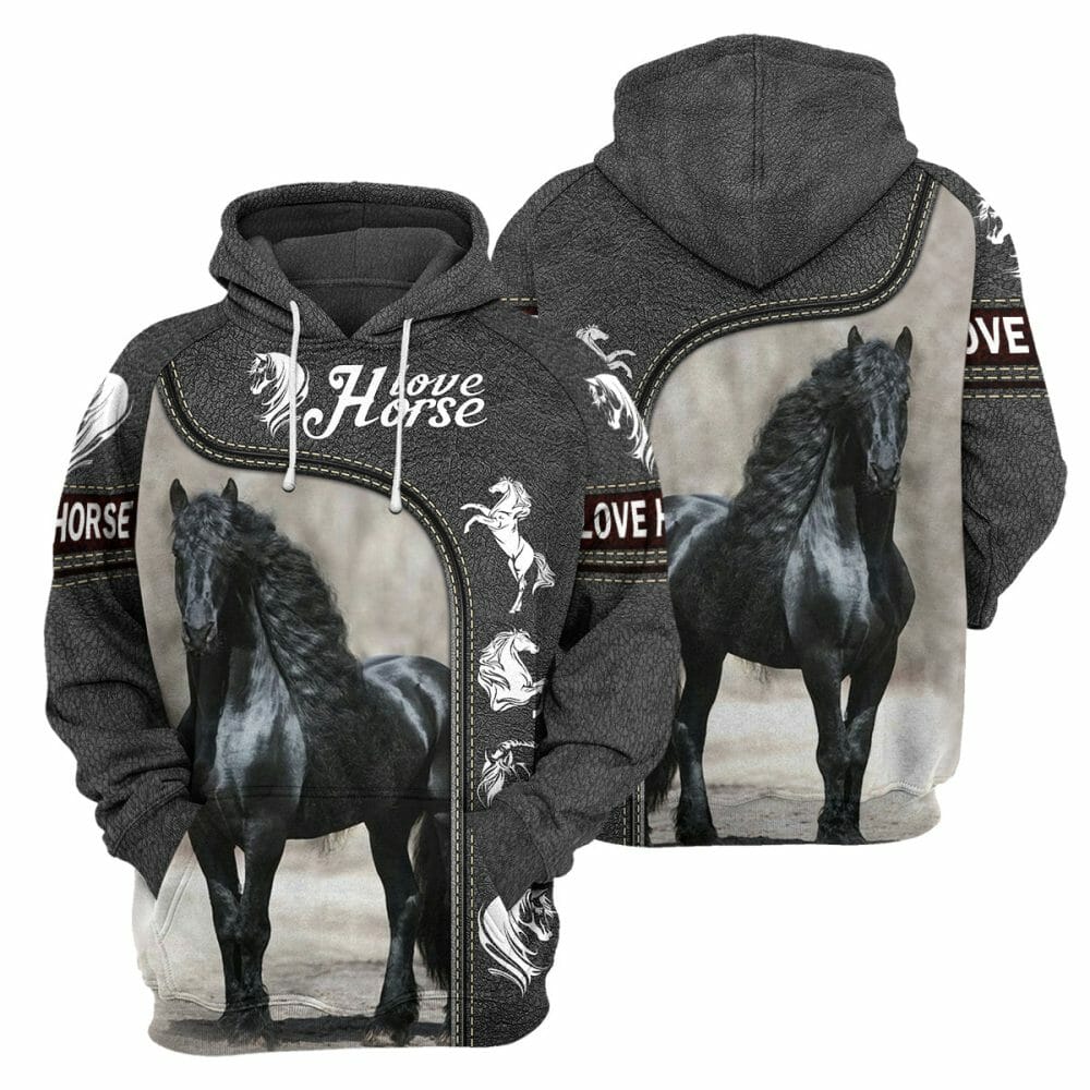 Horse - 3D All Over Printed Shirt Tshirt Hoodie Apparel