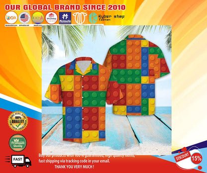 Lego Hawaiian Shirt, Hawaiian Shirt Gift, Christmas Gift