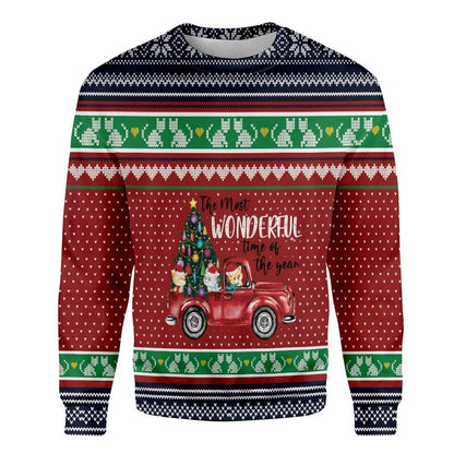Cat The Most Wonderful Time Of Year Ugly Christmas Sweater, Christmas Ugly Sweater,Christmas Gift,Gift Christmas 2022