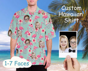 Face Flamingo Unisex Hawaiian Shirts_Hawaiian Shirt Gift, Christmas Gift