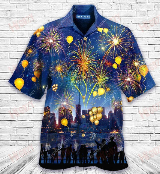 Countdown To New Year 2023 Short Hawaiian Shirt Summer Short Sleeve Vintage Hawaiian Shirts Hawaiian Shirts For Men, Hawaiian Shirt Gift, Christmas Gift