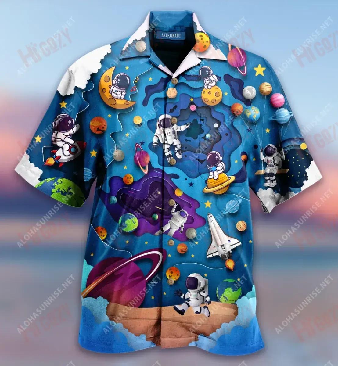Look To The Stars Astrology Short Hawaiian Shirt Vacation Aloha Shirt Best Hawaiian Shirts Funny Hawaiian Shirts, Hawaiian Shirt Gift, Christmas Gift