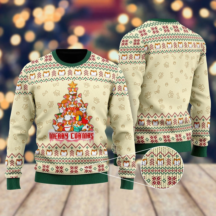 Funny Dog Merry Corgmas Ugly Christmas Sweater, Christmas Gift, Gift Christmas 2024