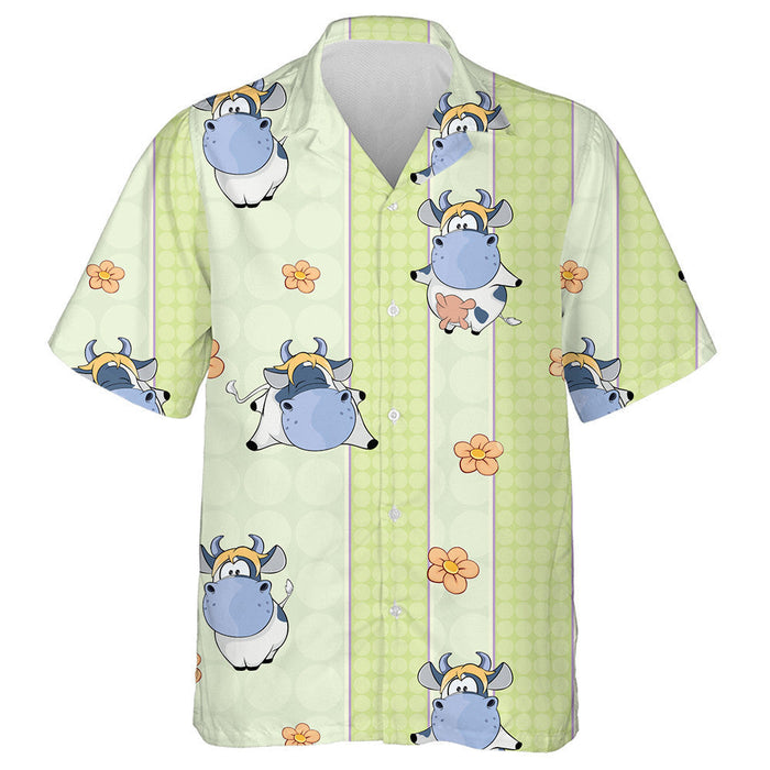 The Cow Is Kidnapped By A UFO Hawaiian Shirt,Hawaiian Shirt Gift, Christmas Gift