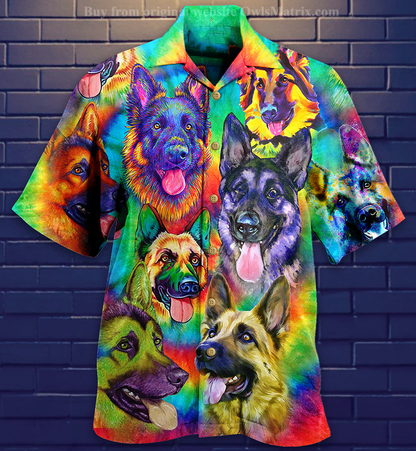 Dogs Love Summer - Hawaiian Shirt_Hawaiian Shirt Gift, Christmas Gift