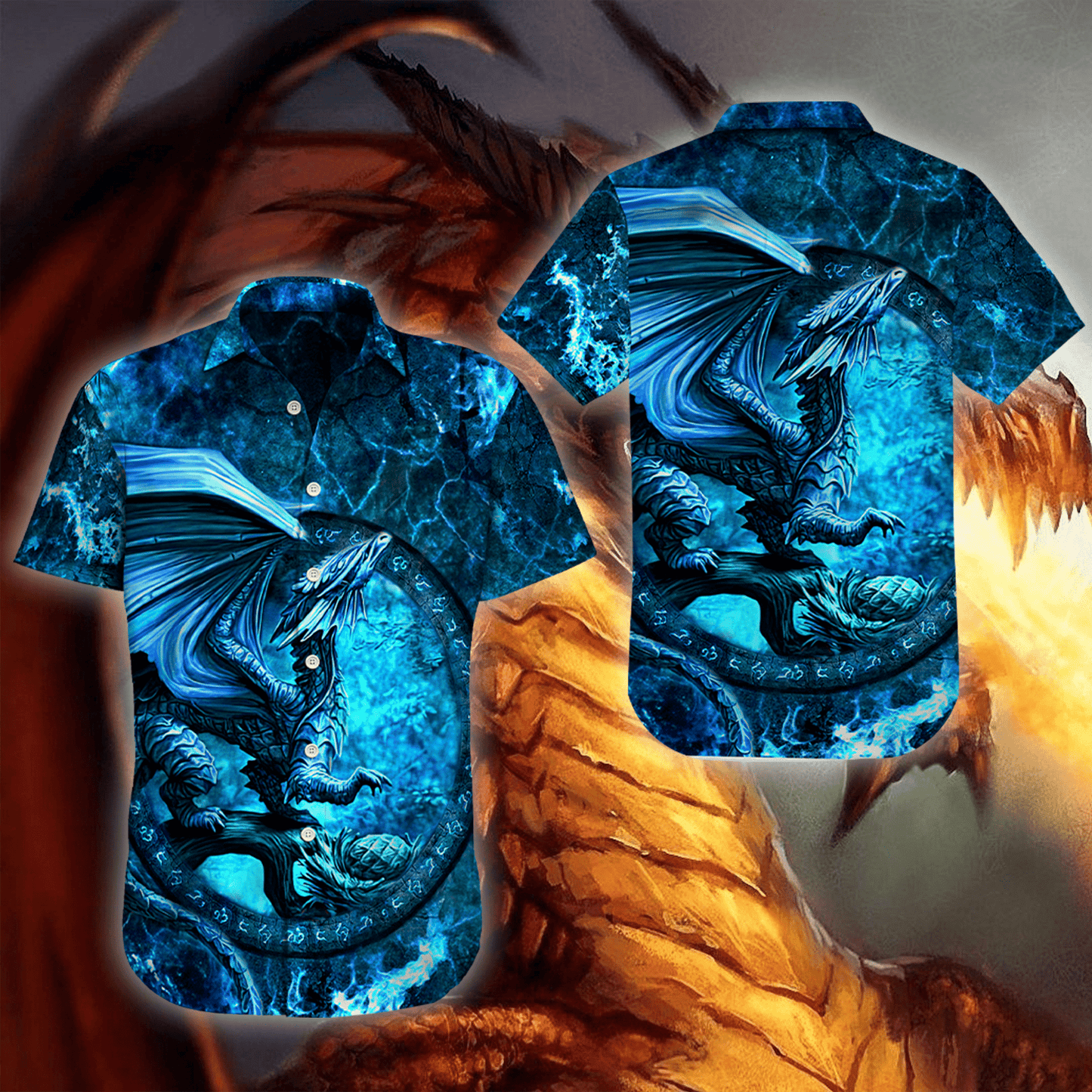 Age Of Dragons 1 Pattern Hawaiian Shirt, Hawaiian For Gift