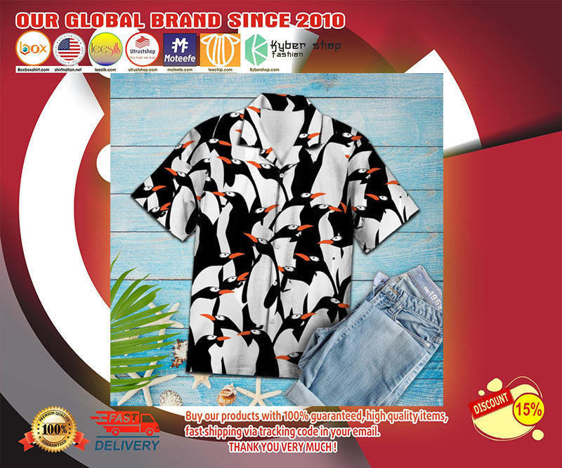 Penguin Hawaiian Shirt, Hawaiian Shirt Gift, Christmas Gift