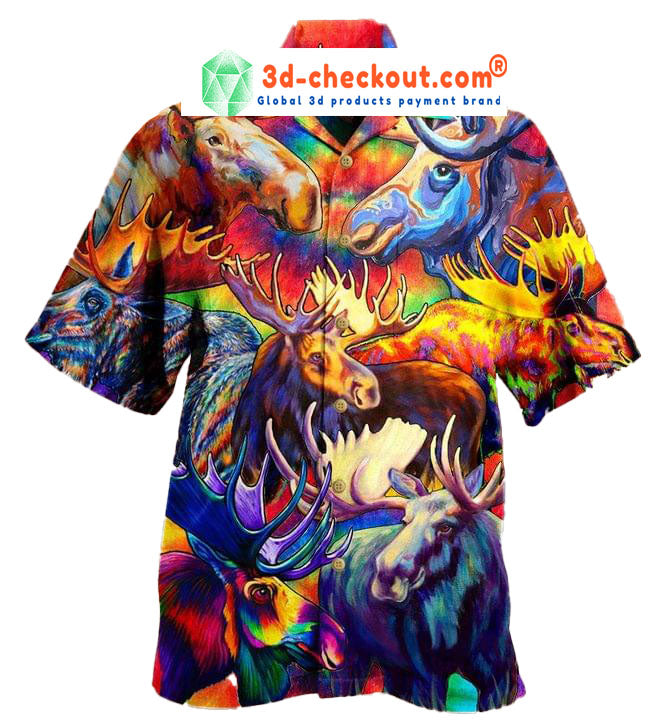 Mooses Hawaiian Shirt, Hawaiian Shirt Gift, Christmas Gift