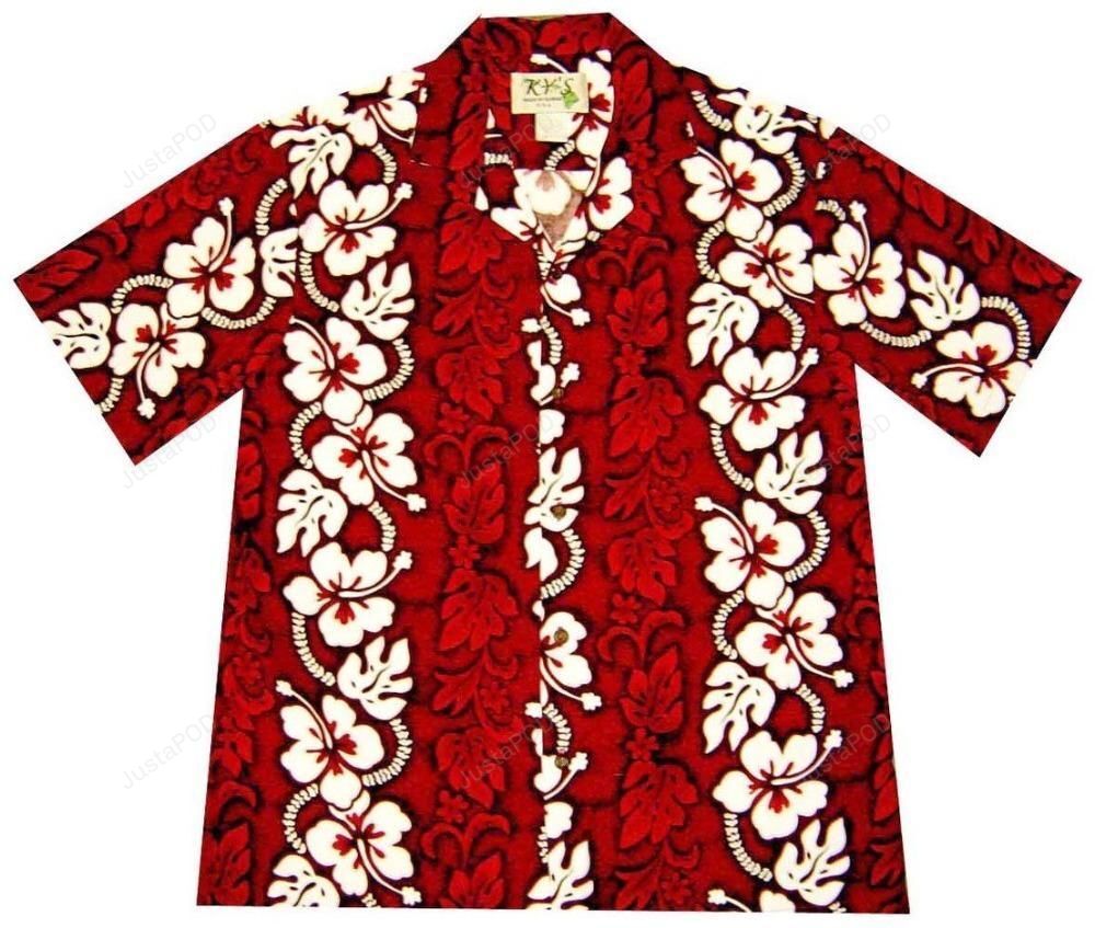 Hibiscus Lei Hawaiian Shirt, Hawaiian Shirt Gift, Christmas Gift