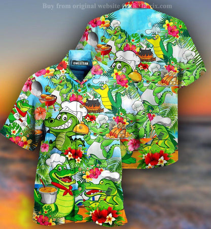 Animals Alligator Chef - Hawaiian Shirt, Hawaiian Shirt Gift, Christmas Gift