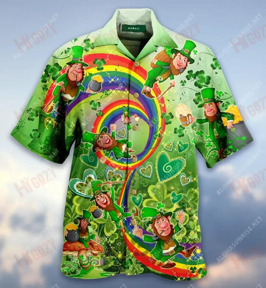 Luck Is Believing You'Re Lucky Short Sleeve Shirt Vacation Hawaiian T Shirts Tactical Hawaiian Shirt Hawaiian Shirts For Women, Hawaiian Shirt Gift, Christmas Gift