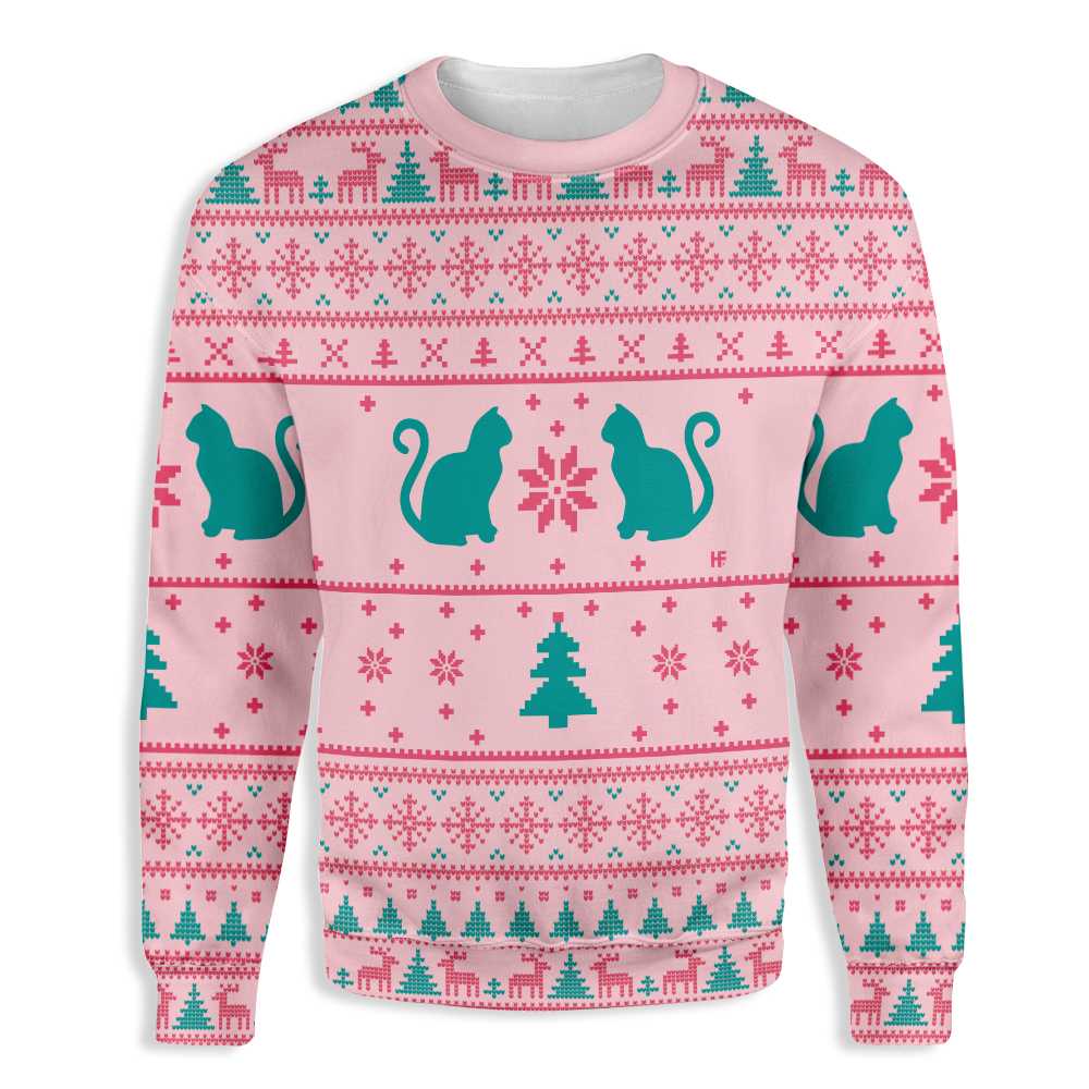 Cats Love Christmas Ugly Christmas Sweater, Christmas Ugly Sweater,Christmas Gift,Gift Christmas 2022