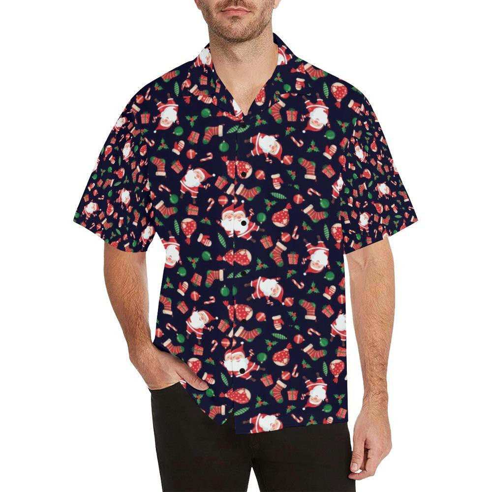 Lovely Cartoon Santa And Gifts On Christmas Hawaiian Shirt, Hawaiian Shirt Gift, Christmas Gift