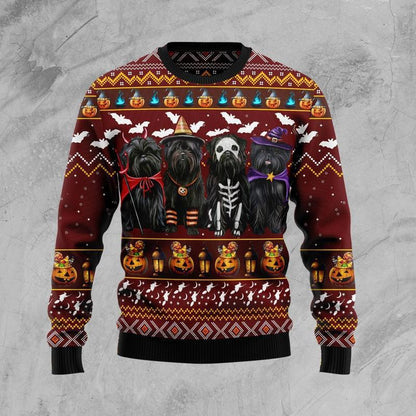 Affenpinscher Dog Halloween Ugly Christmas Sweater, Christmas Ugly Sweater, Christmas Gift, Gift Christmas 2024