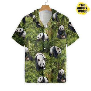 Panda Tree Hawaiian Shirt, Hawaiian Shirt Gift, Christmas Gift