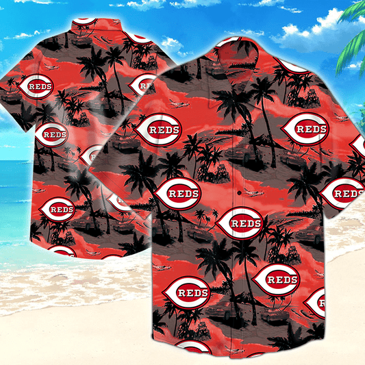 Cincinnati Reds Mlb Hawaiian Shirt_Hawaiian Shirt Gift, Christmas Gift