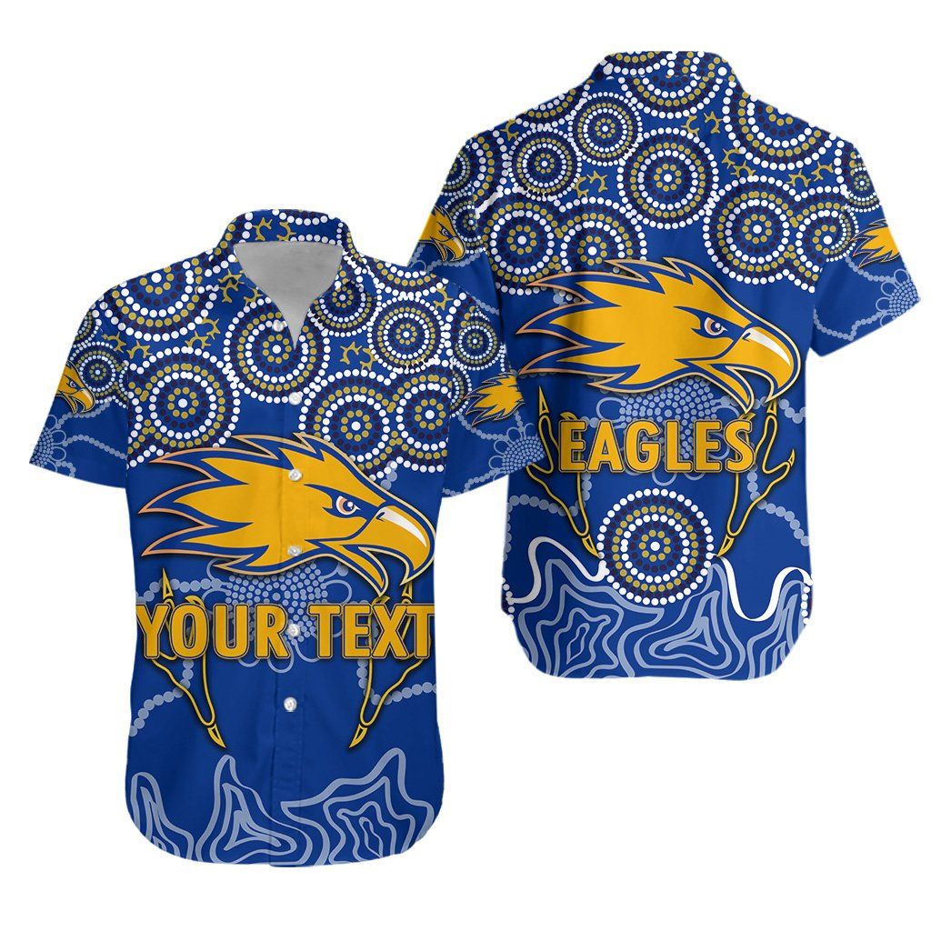 Eagles Indigenous Hawaiian Aloha Shirt West Coast Hawaiian Shorts Beach Short Sleeve_Hawaiian Shirt Gift, Christmas Gift