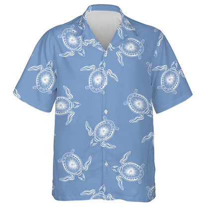 Underwater Sealife With Seaweed Plants Fishes And Turtles Hawaiian Shirt, Hawaiian Shirt Gift, Christmas Gift