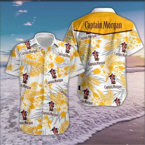 Captain Morgan Hawaiian Shirt, Hawaiian Shirt Gift, Christmas Gift