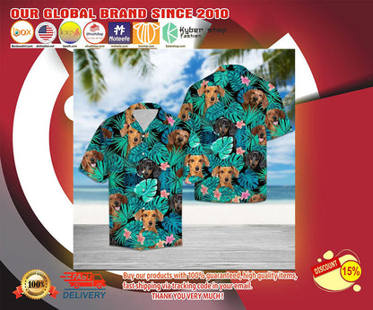 Dachshund Hawaiian Shirt, Hawaiian Shirt Gift, Christmas Gift