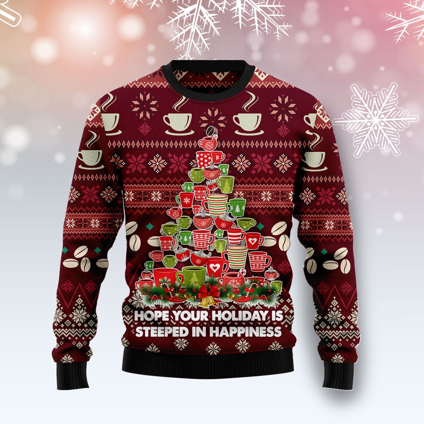 Coffee Christmas Ugly Christmas Sweater, Christmas Ugly Sweater,Christmas Gift,Gift Christmas 2022