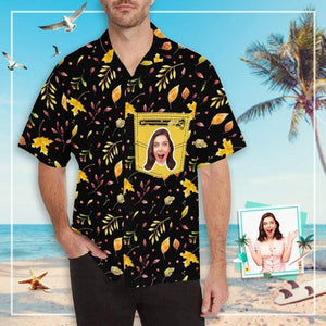 Custom Face My Treasure Men's All Over Print Hawaiian Shirt, Hawaiian Shirt Gift, Christmas Gift