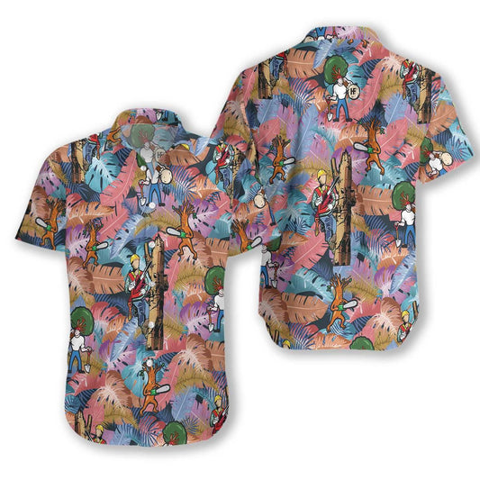 Arborist Proud Hawaiian Aloha Shirt Hawaiian Shorts Beach Short Sleeve, Christmas Gift